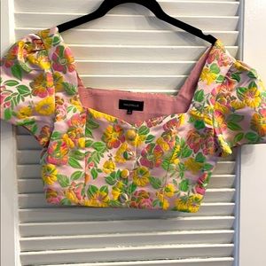 Crop flowery top
